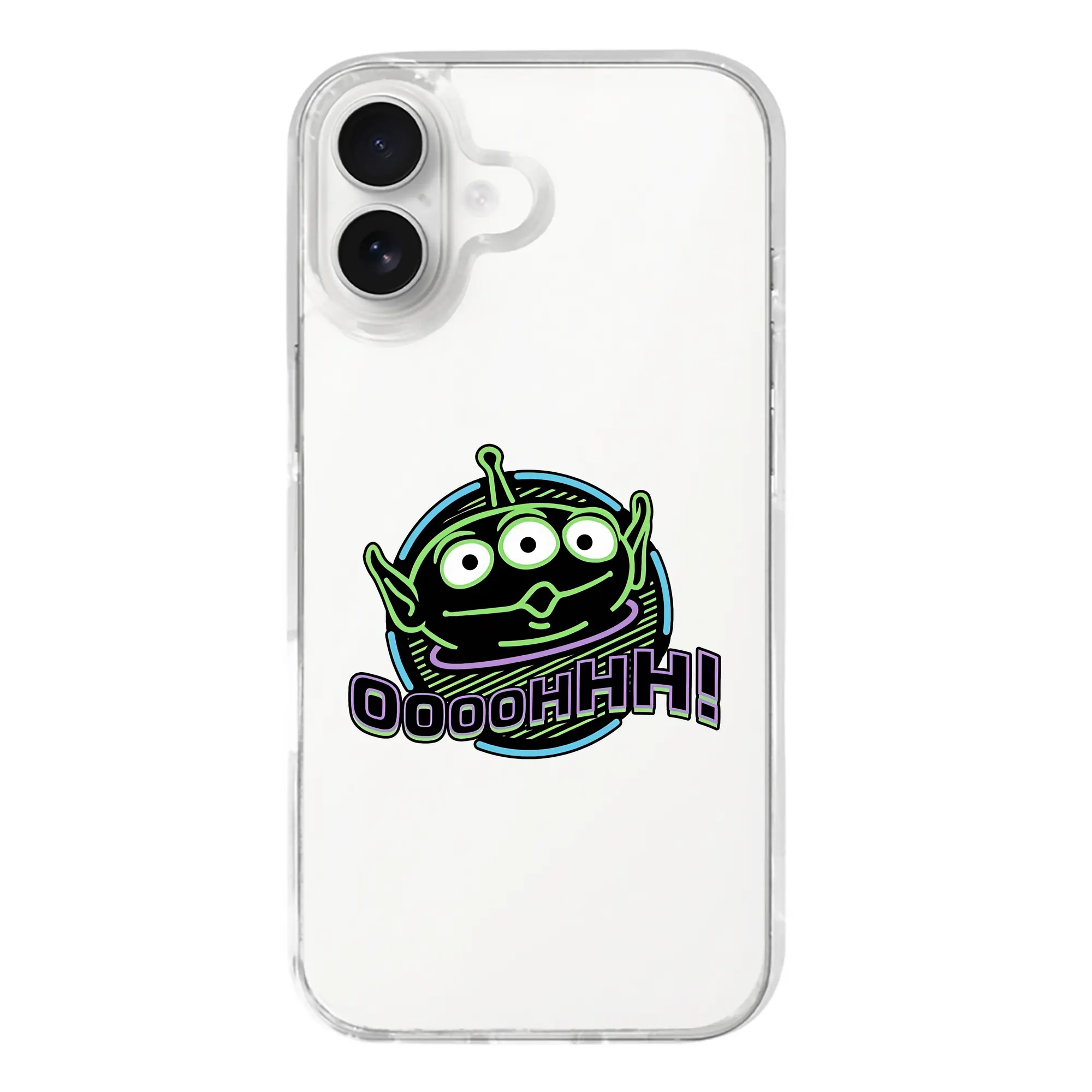 トイ・ストーリー グッズ リトル・グリーン・メン - iPhone 17シリーズ 透明スマホケース – 薄型・耐衝撃・精密フィット保護カバー